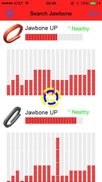 Find My Jawbone UP | スクリーンショットその1