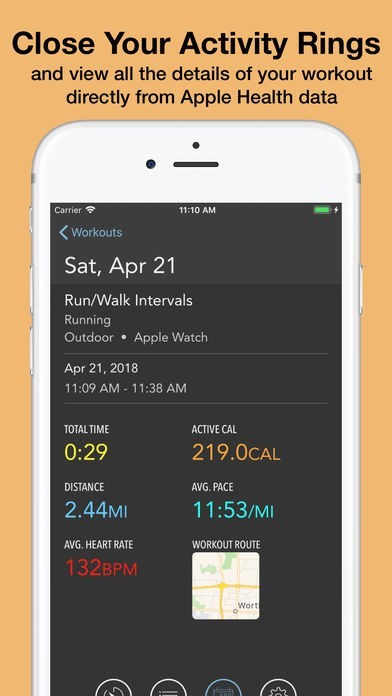 apple watch run walk intervals
