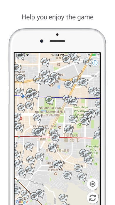 レーダー Go (レイドとジム用のレーダー) | スクリーンショットその2