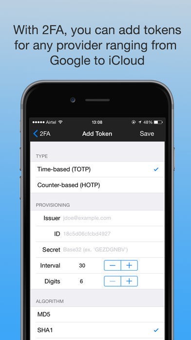 2FA | スクリーンショットその2