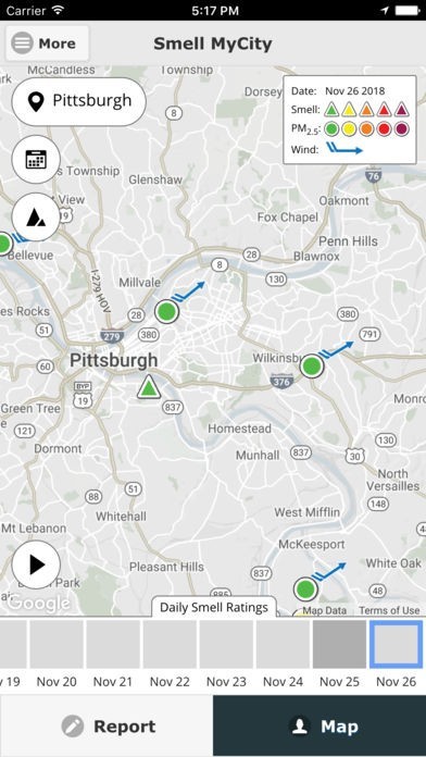 Smell MyCity | スクリーンショットその2