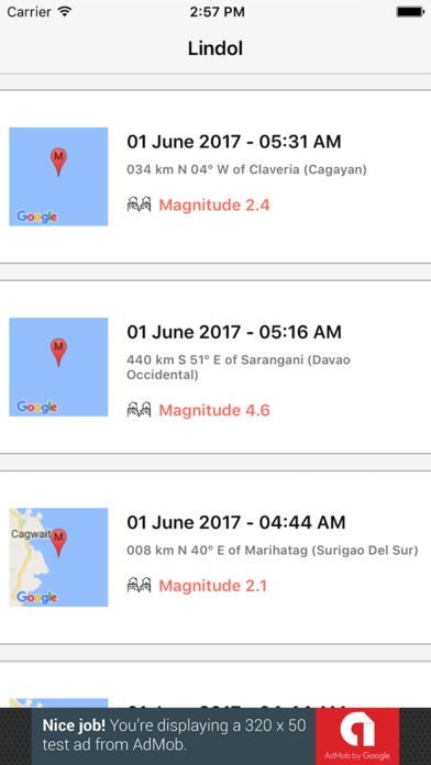 Lindol Alert - PH Earthquake Alert | スクリーンショットその1