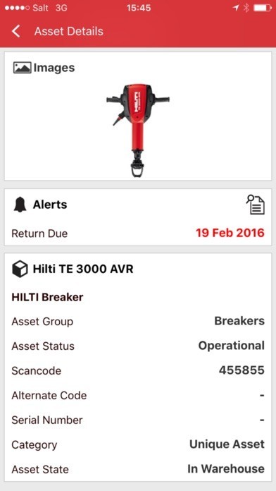 Hilti ON!Track | スクリーンショットその2