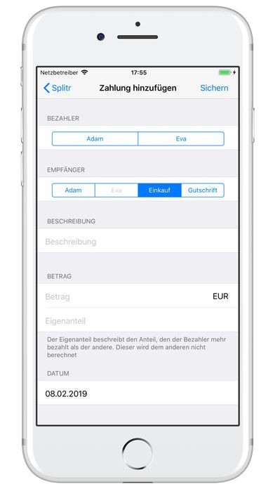Splitr | スクリーンショットその2