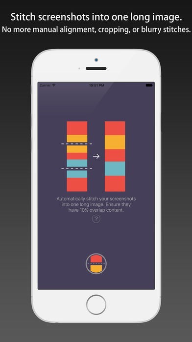 Screenshots Splicer - stitch to a long image | スクリーンショットその1